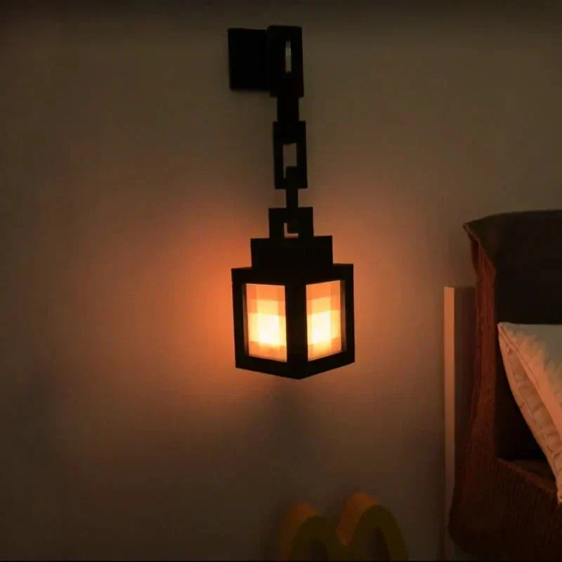 מנורת לילה רטרו פיקסל LED נטענת מבית Arcadia