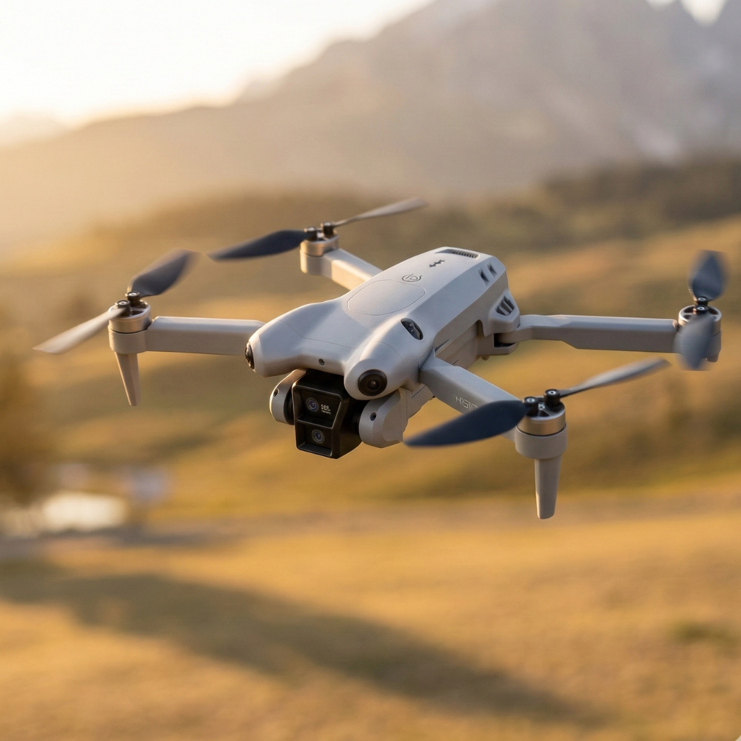 8K Drone With Dual Cameras And Obstacle Avoidance For Aerial Photography