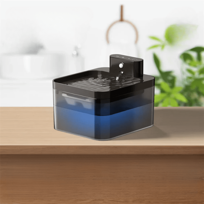 AquaPulse kattefontene med intelligent bevegelsessensor og vannfiltrering