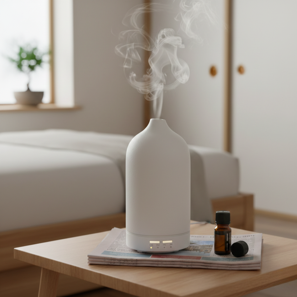 Dekorativ keramisk diffuser til aromatiske olier derhjemme