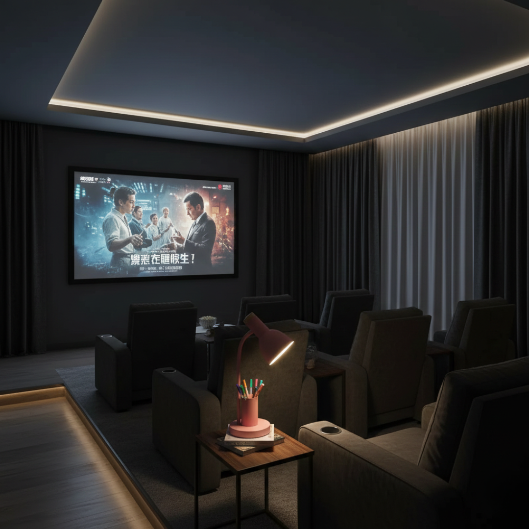 Lampe de bureau LED avec porte-stylo intégré pour la lecture et le travail