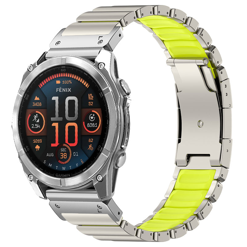 Pasek GEMINI Sport Premium Titanium do Garmin QuickFit