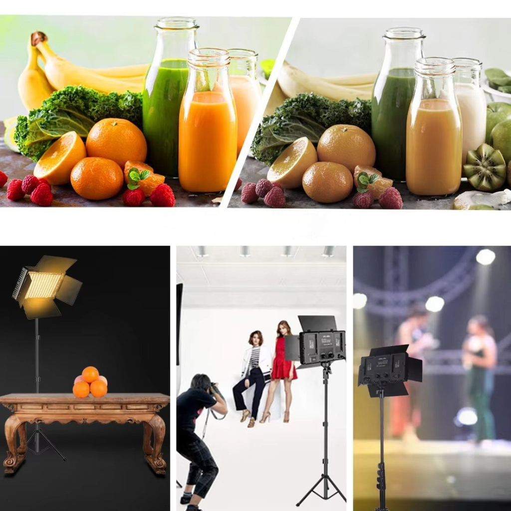 U800 LED-Fotostudioleuchte für Videoaufnahmen und Streaming
