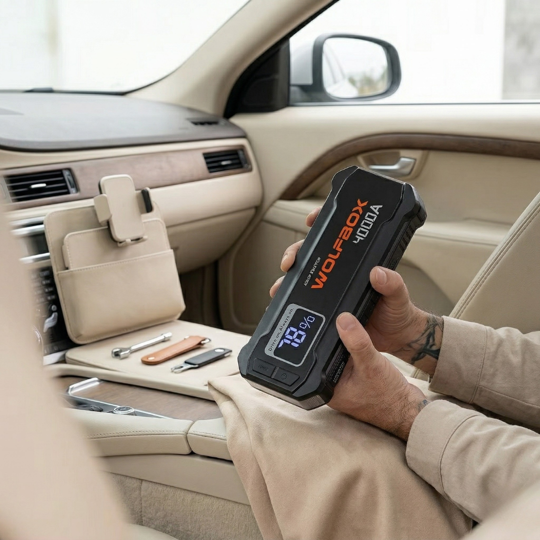 Portable Car Battery Jump Starter 4000A 24000mAh For Quick Vehicle Start
