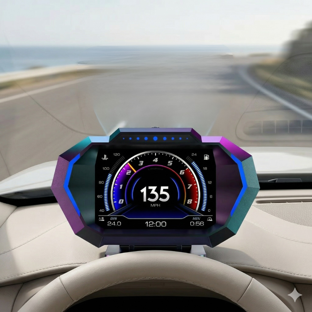 OBD GPS HUD Display For Real-Time Vehicle Monitoring In Your Car