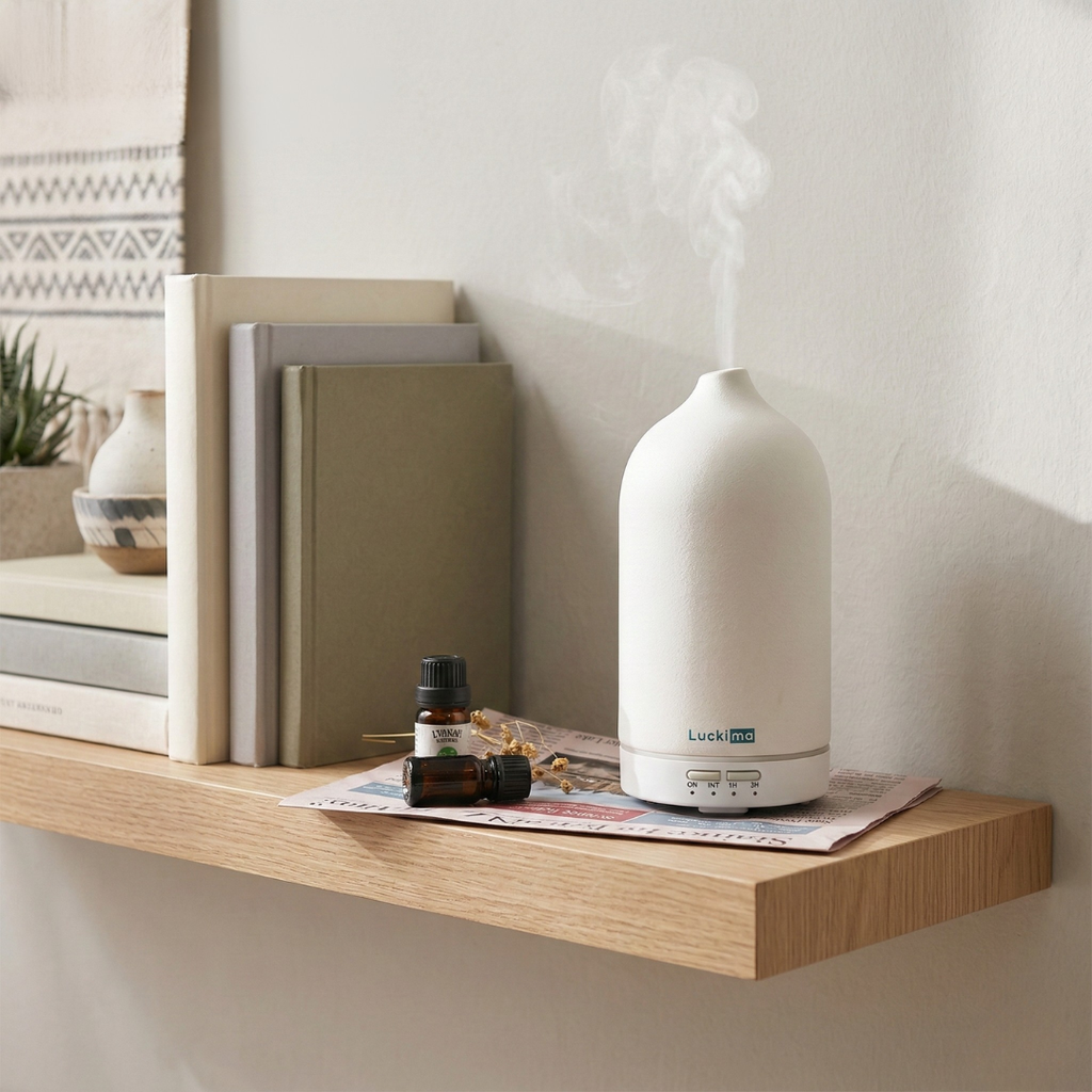 Dekorativ keramisk diffuser til aromatiske olier derhjemme