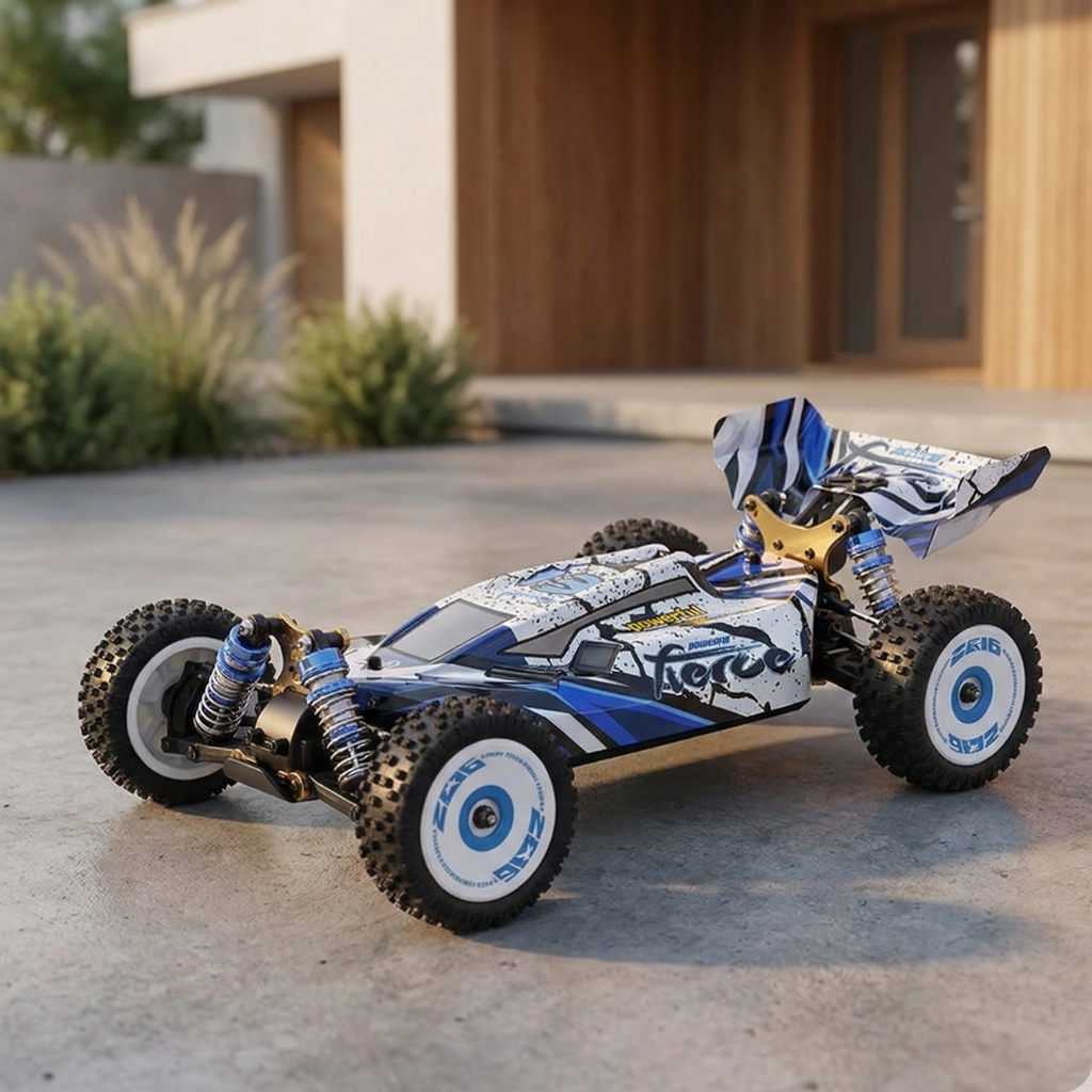 RC auto 1:12 bezkartáčové 4WD do terénu dosahující rychlosti 75 km/h
