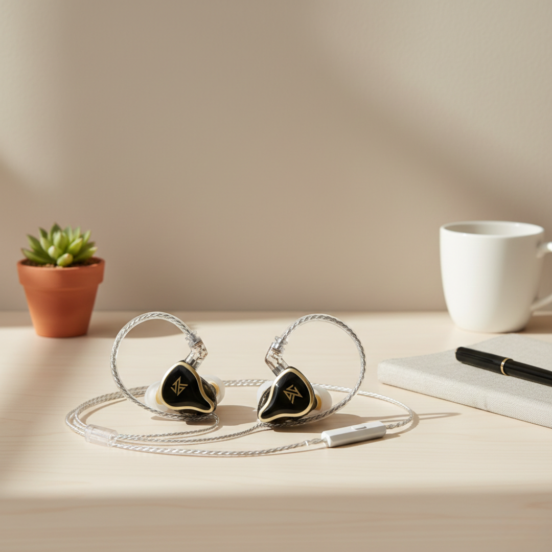 KZ ZAS Hybrid Wired Earphones For HiFi Sound Quality