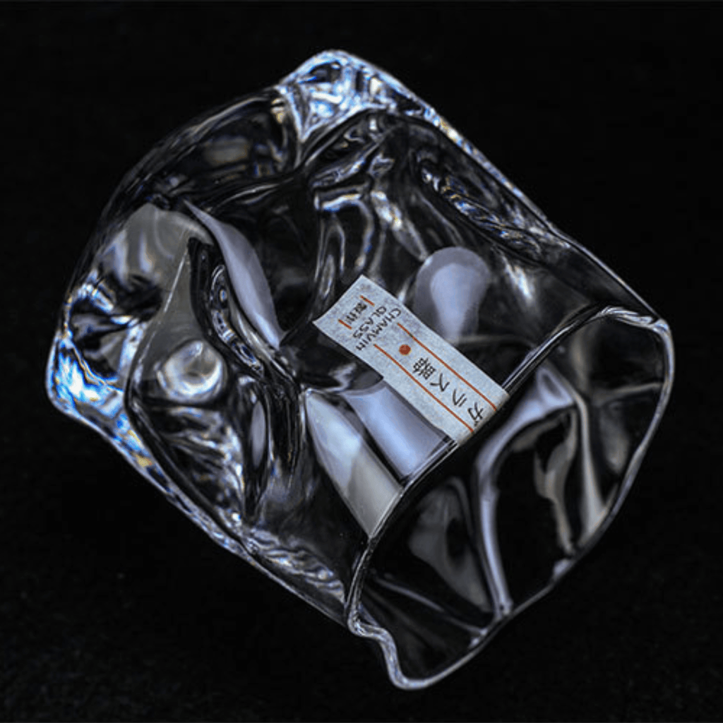 Japansk Edo Kiriko krøllet whiskyglas