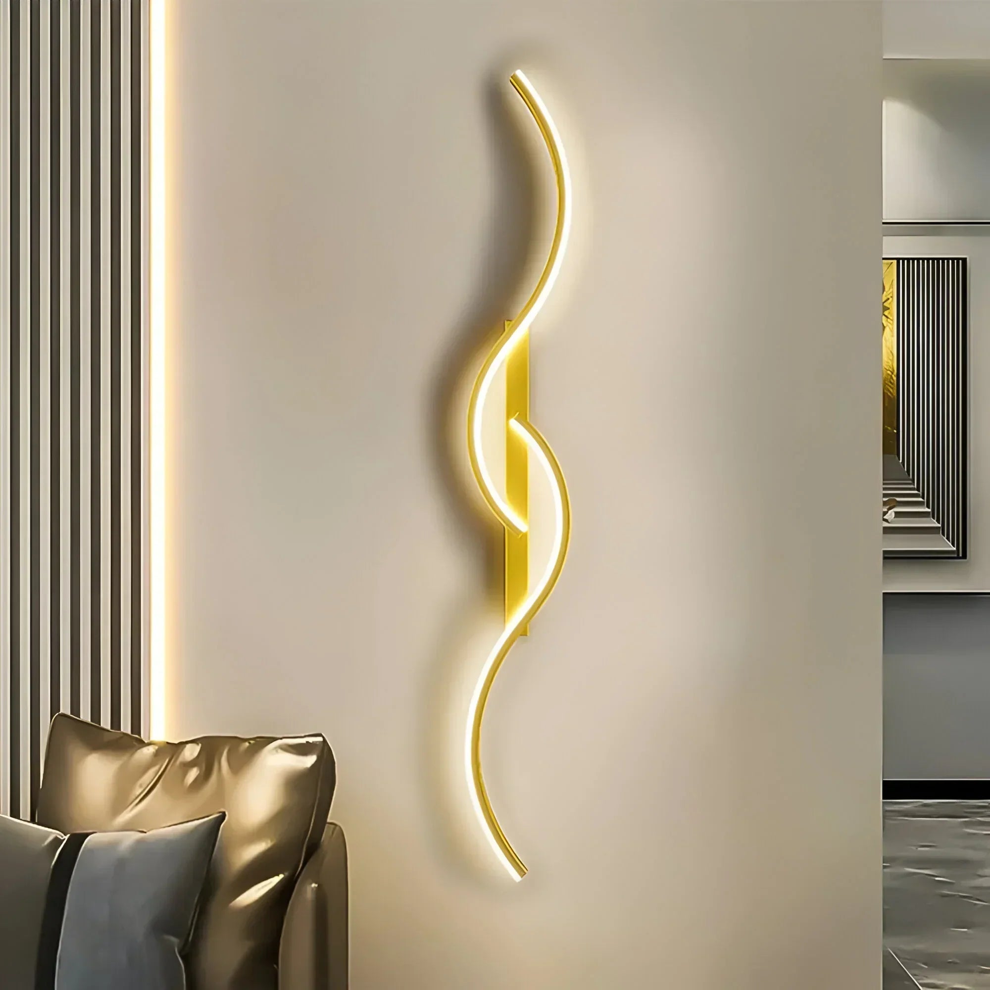 LumaArc LED Wall Light | Modern Curved Accent Lighting