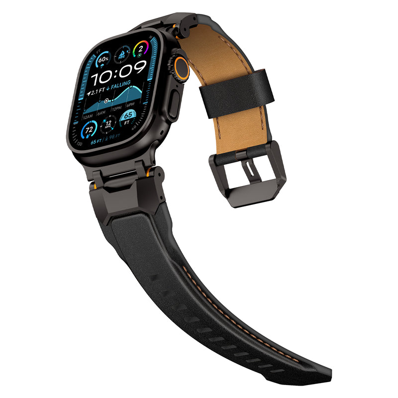 Läderarmband för Apple Watch-tillbehör