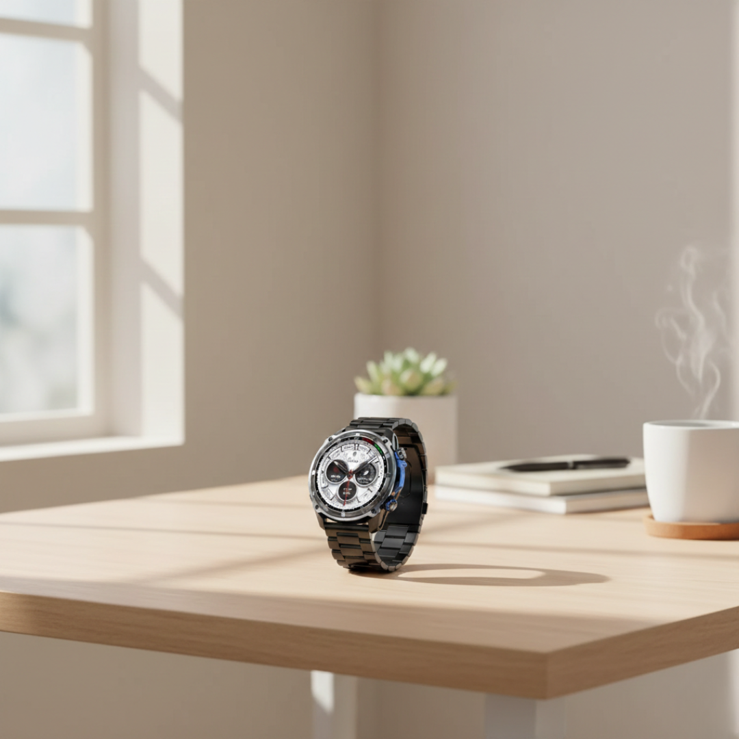 Smartwatch GPS do użytku na zewnątrz z mapami offline, wodoodporny zegarek sportowy