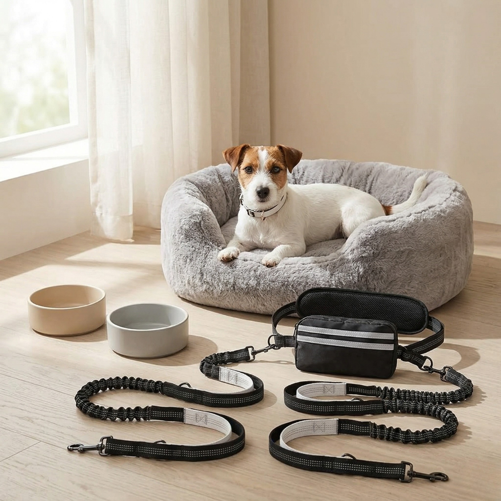 Crossbody hundesnorepose til mellemstore og store hunde