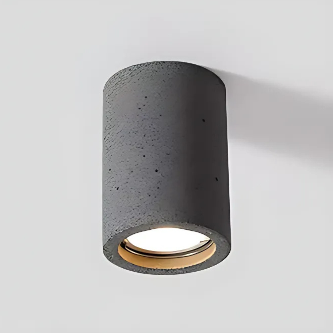 NovaStone taklampekolleksjon med stein- og metallfinish