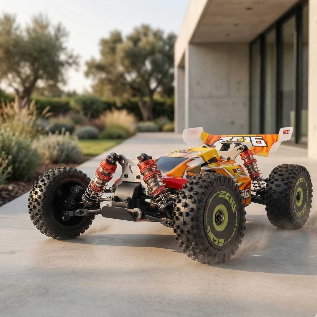 WLtoys 144010 V8 1:14 skala børsteløs 4WD fjernstyret bil 75 km/t terræn