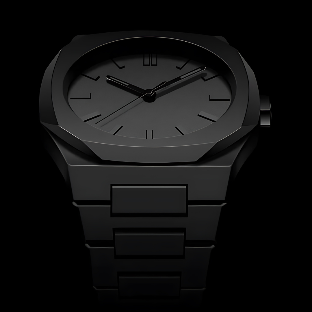 Hodinky Phantom 41mm černé pro každodenní nošení a styl