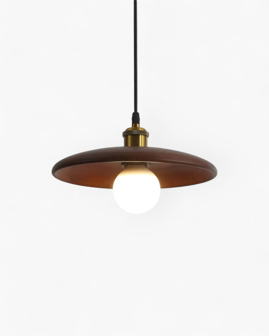 Norumi | Pendant Light with Slim Wooden Shade in Japandi Zen Style | Orntli