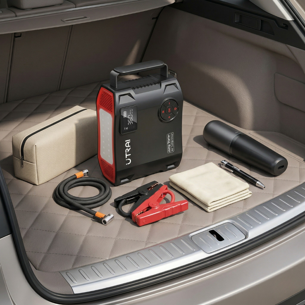 UTRAI 2000A Jump Starter Power Bank Portable Car Emergency Kit