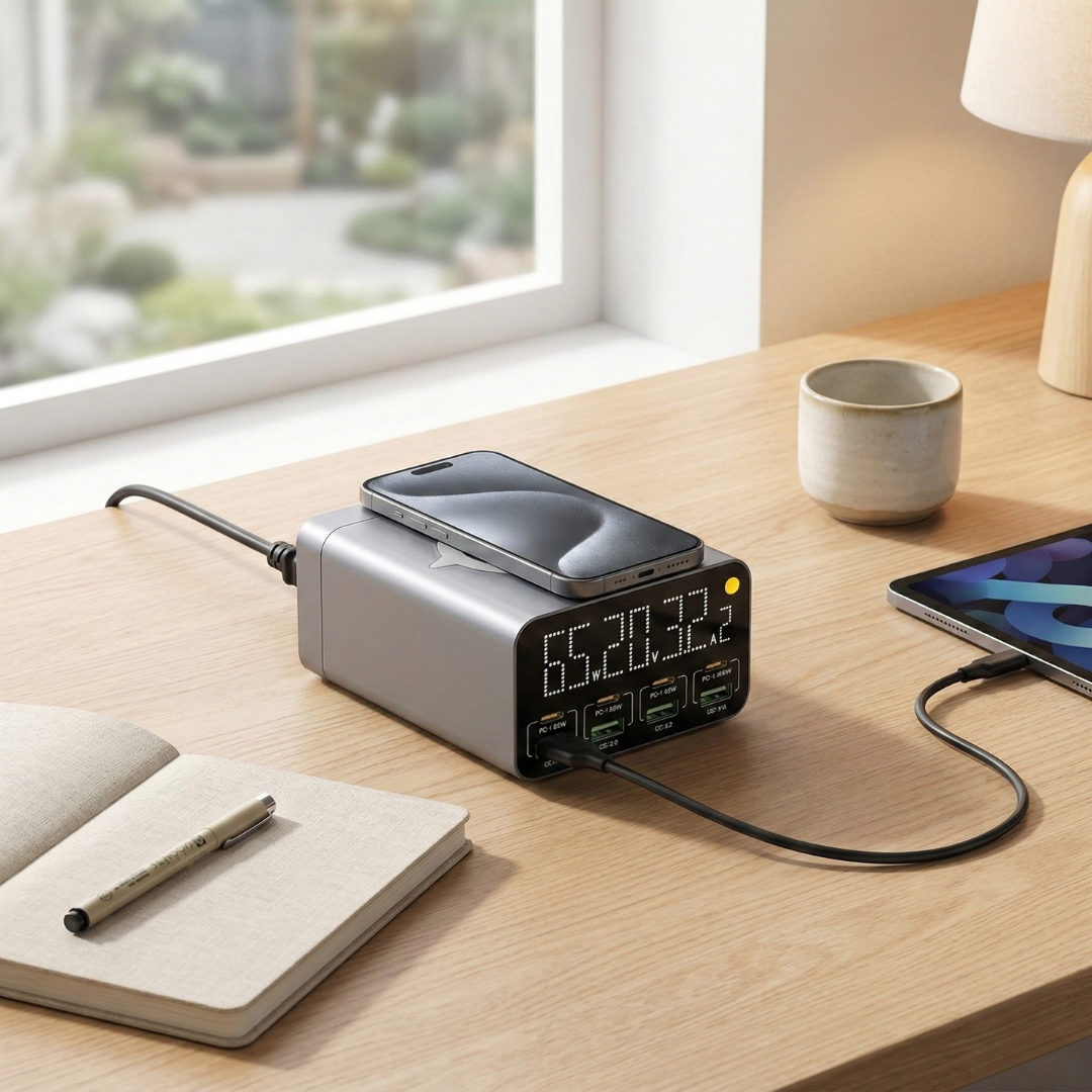 Versatile USB Charger Station With Multiple Ports For Electronics