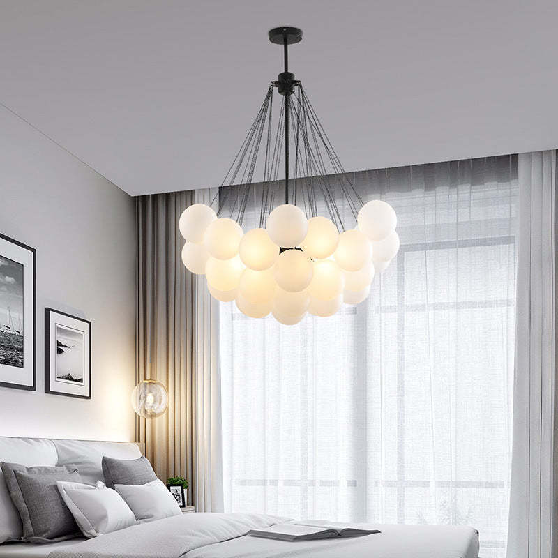 Aurea Designer Pendant Lamp in Metal and Glass for Modern Rooms