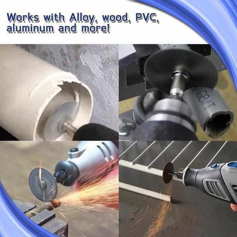 Six Piece High Speed Steel Circular Saw Blades Set For Drills Wood Metal Plastic