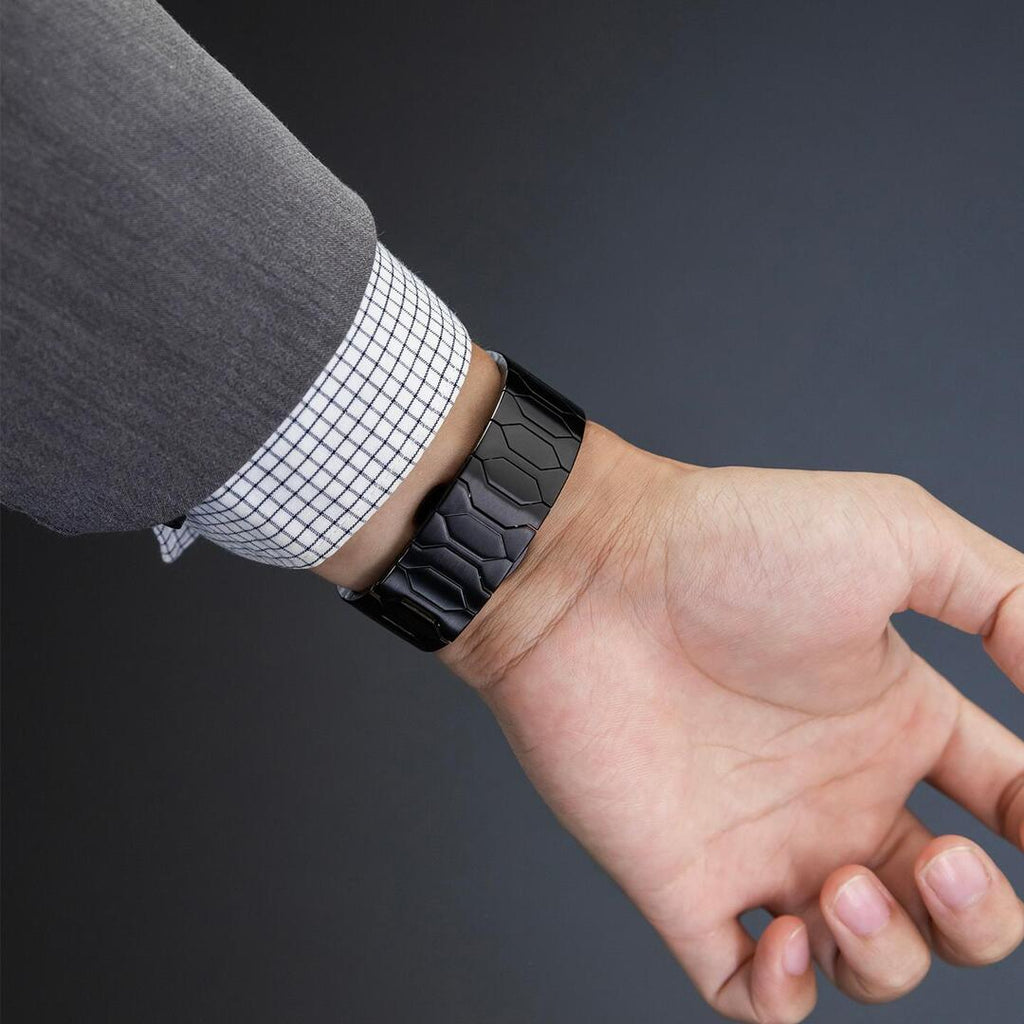 Apple Watch metalrem med diskret luksusstil til formelle lejligheder