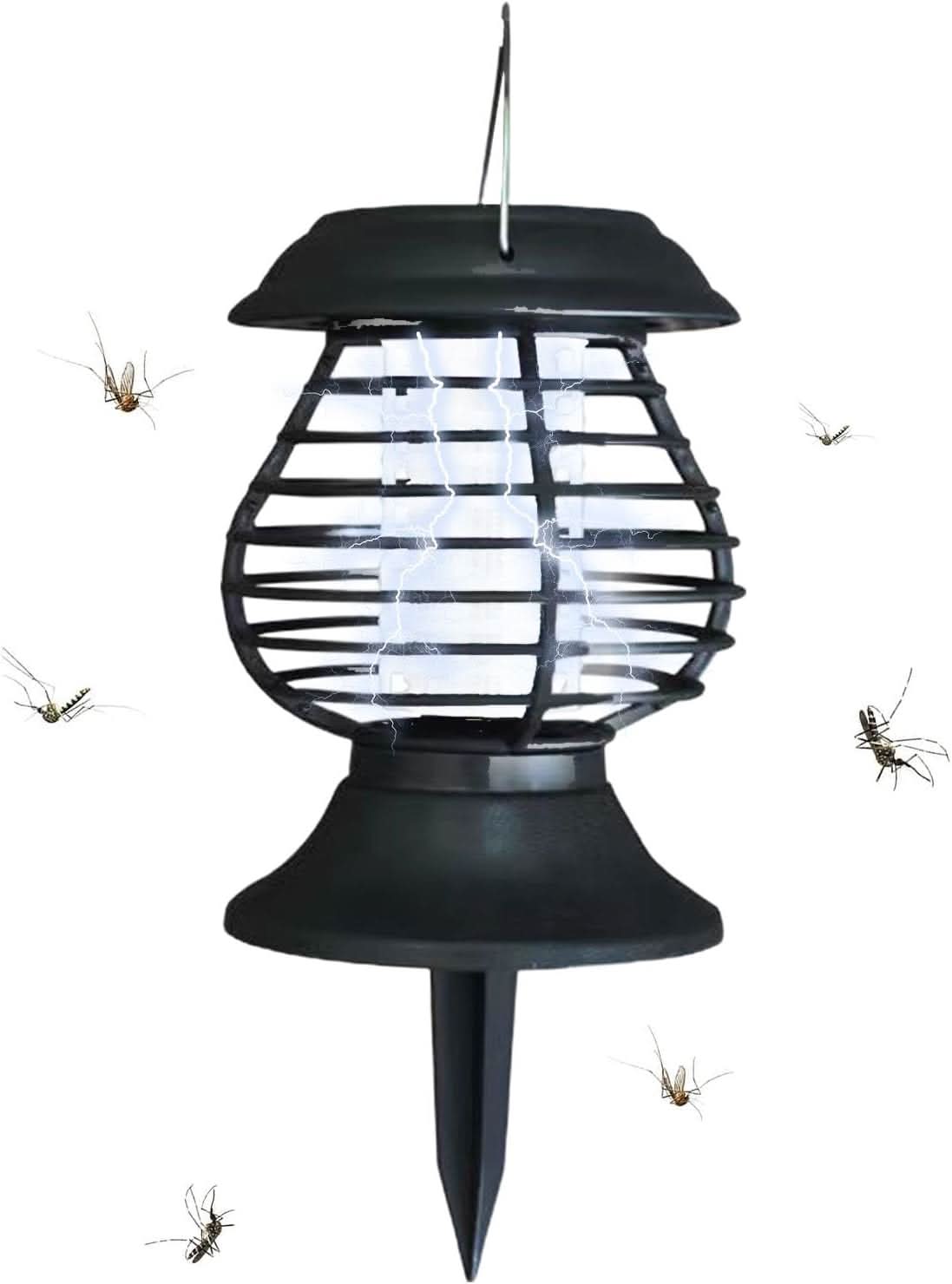 Lâmpada Solar Anti-Mosquitos LumaGuard Repelente de Insetos Infravermelho para Exterior e Jardim