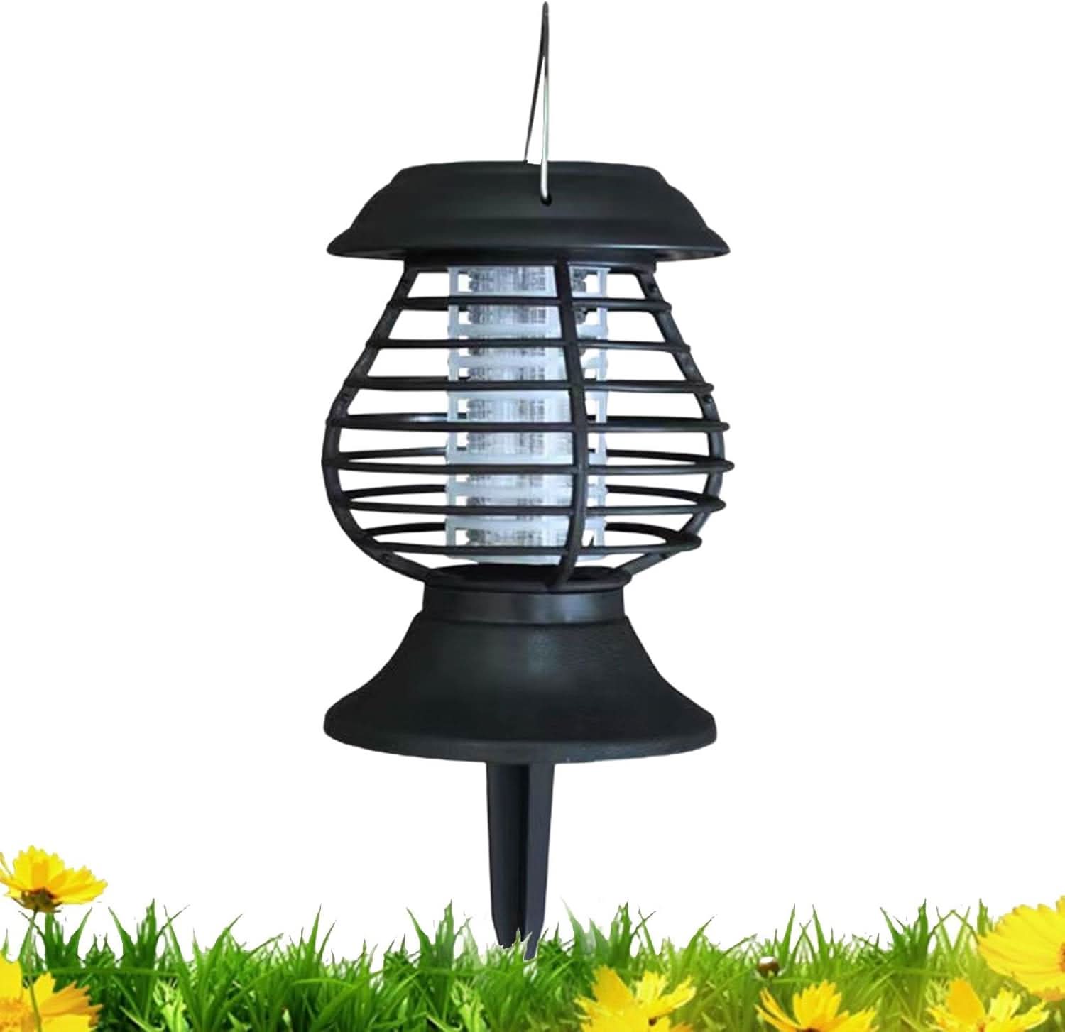Lâmpada Solar Anti-Mosquitos LumaGuard Repelente de Insetos Infravermelho para Exterior e Jardim