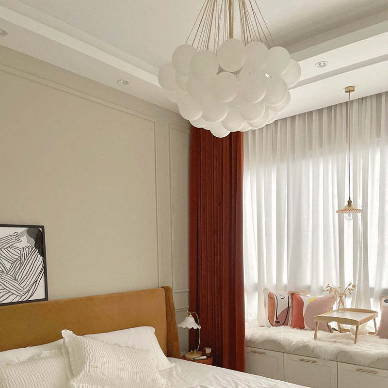 Aurea Designer Pendant Lamp in Metal and Glass for Modern Rooms