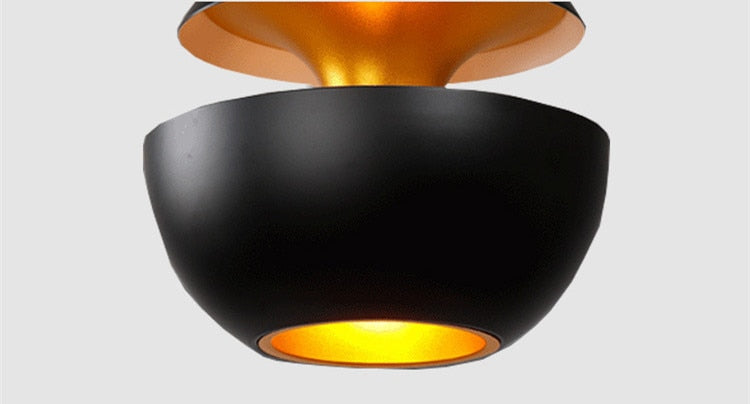 NexaLum Modern LED Pendant Light In Black And White