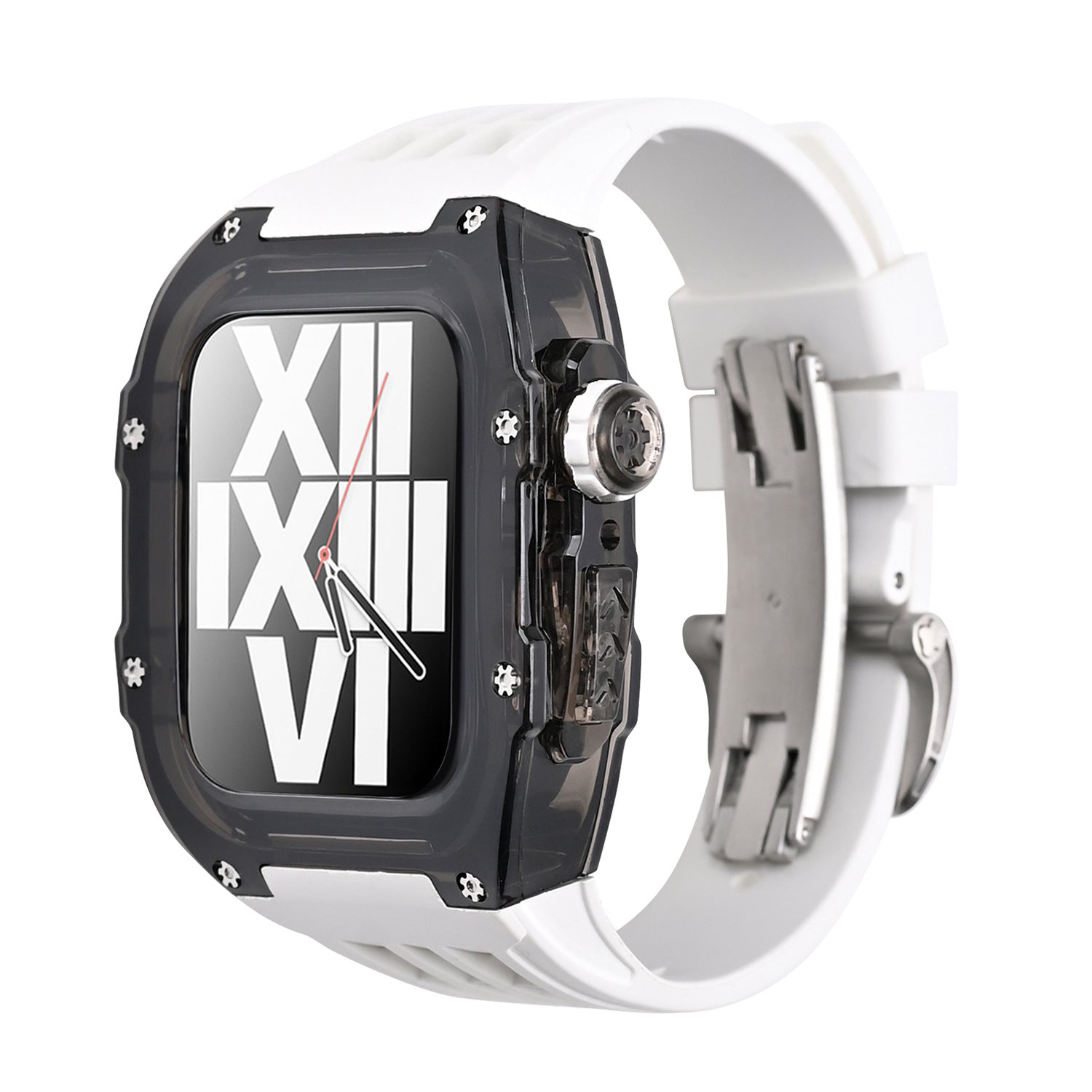Zestaw ochronny RM V30 Glacier do Apple Watch z paskiem z fluoroelastomeru