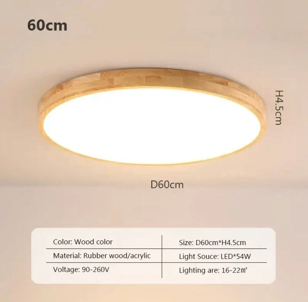 Aurelian Eikelampe Taklampe med akrylskjerm Varm hvit