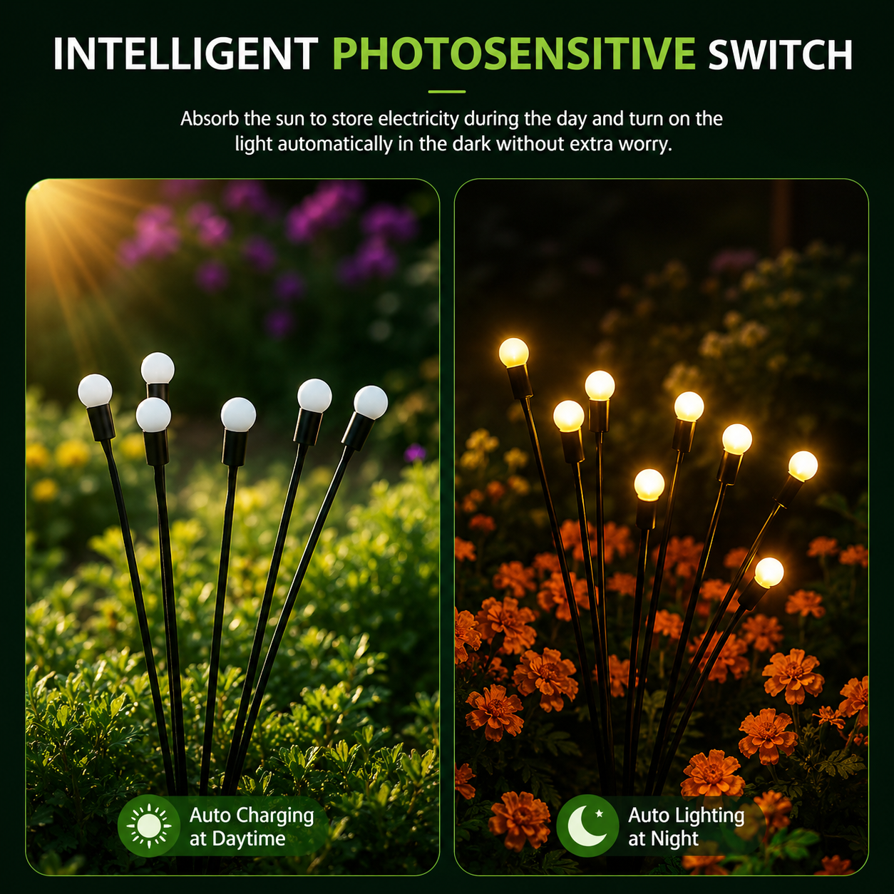 Firefly Solar Garden Lights For Ambient Outdoor Glow