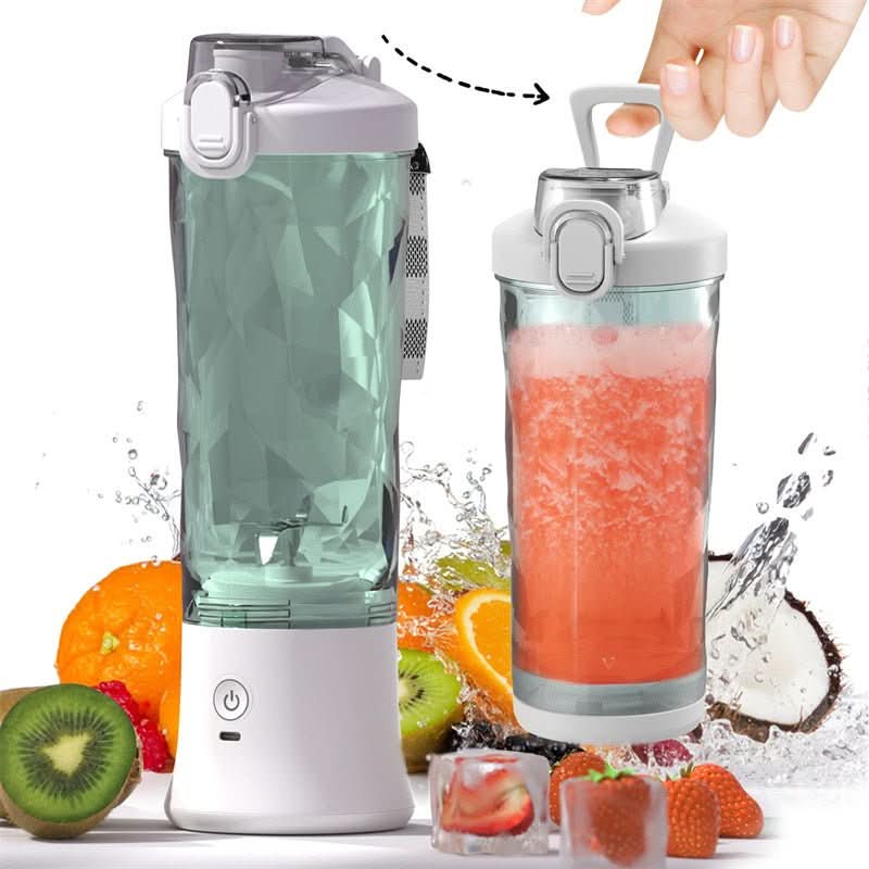 PulseMix Pro bærbar smoothieblender på farten med 4000 mAh batteri 600 ml