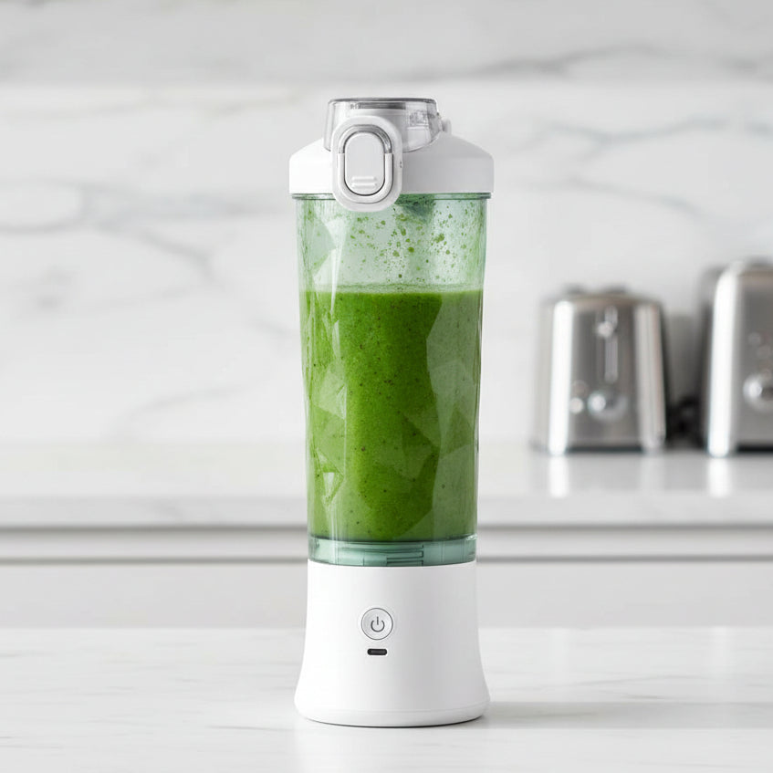 PulseMix Pro bærbar smoothieblender på farten med 4000 mAh batteri 600 ml