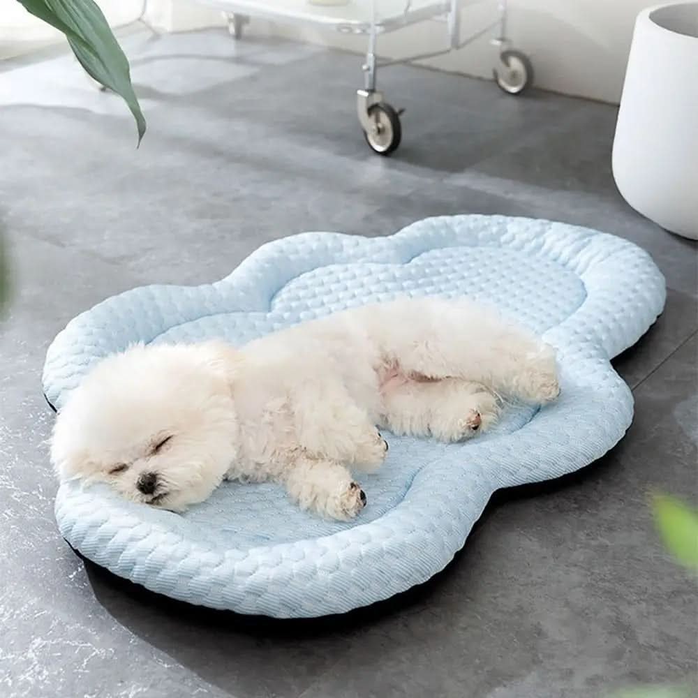 AeroNest Cooling Pet Mat Cloud Shape for Summer Comfort