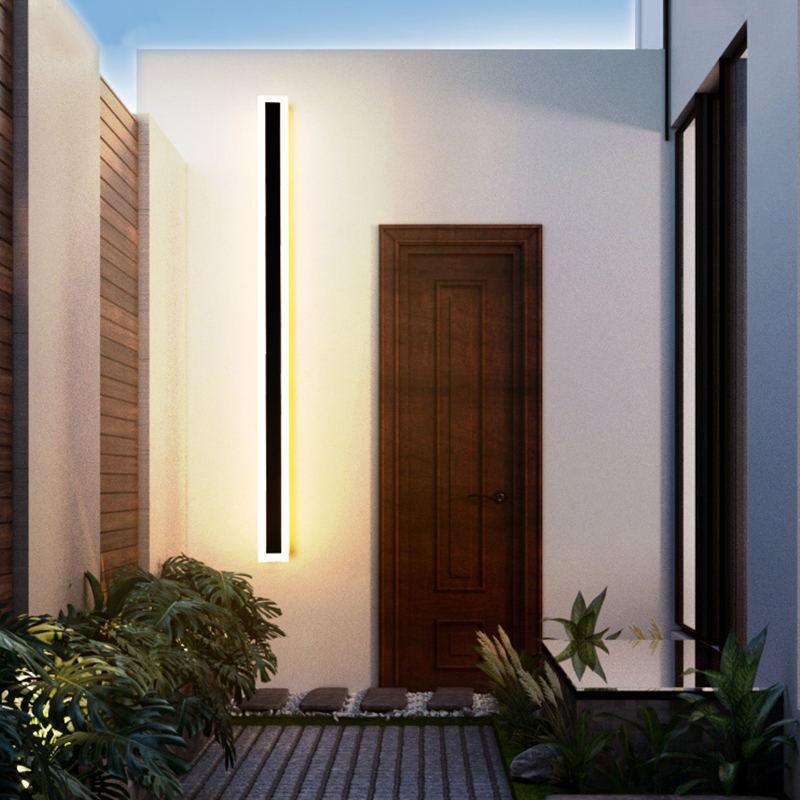 Elora Linear Exterior Wall Light | Orntli