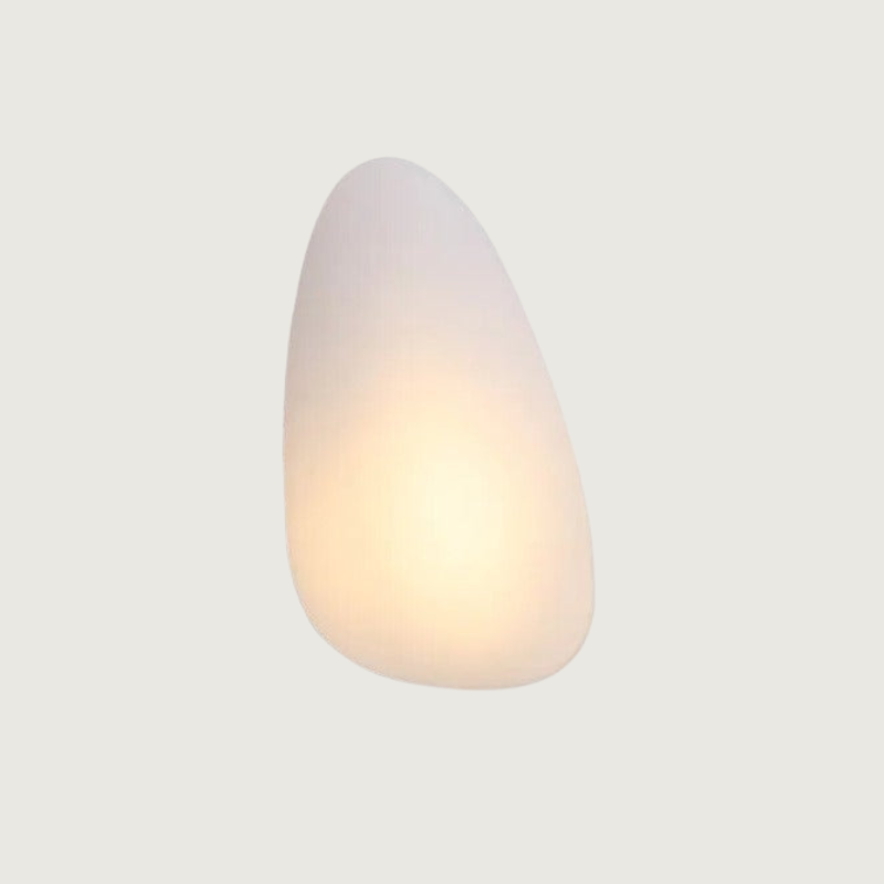 Lirena Farget Glass Vegglampe med Akryl Detaljer