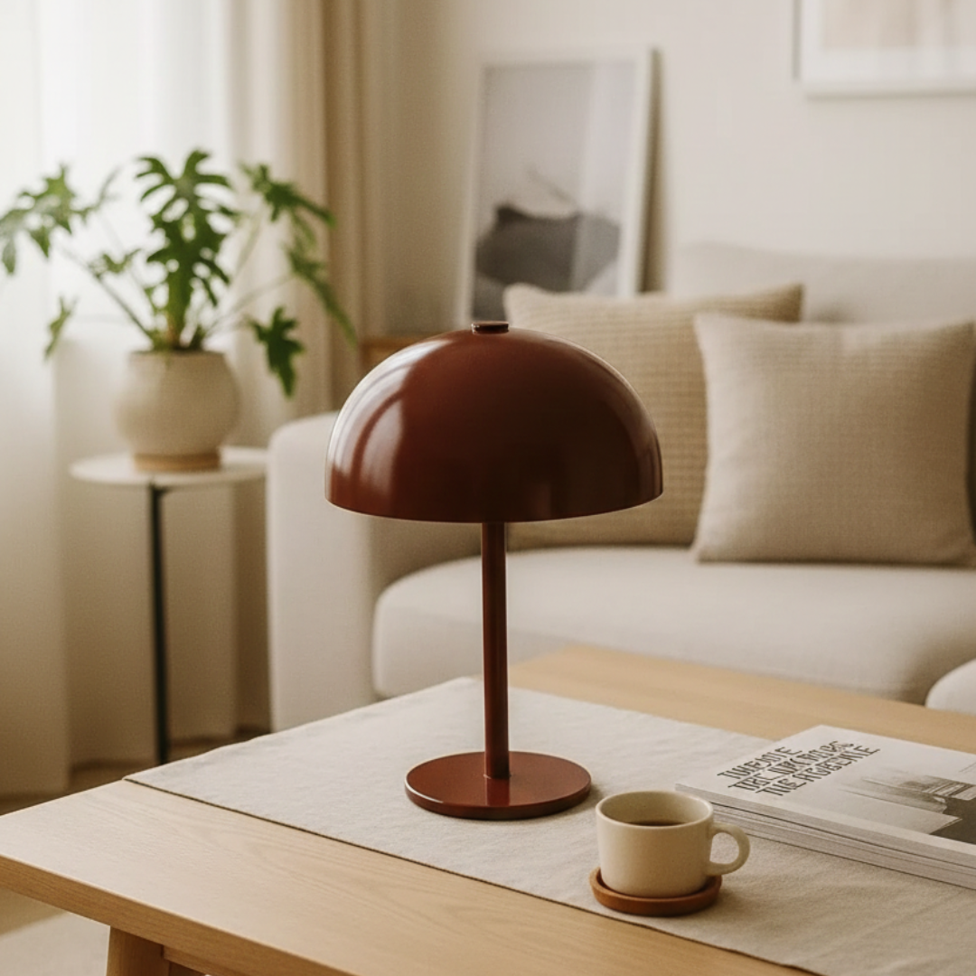 Ledningsfri LED-skrivebordslampe med genopladeligt batteri til fleksibel, moderne belysning | compagnien
