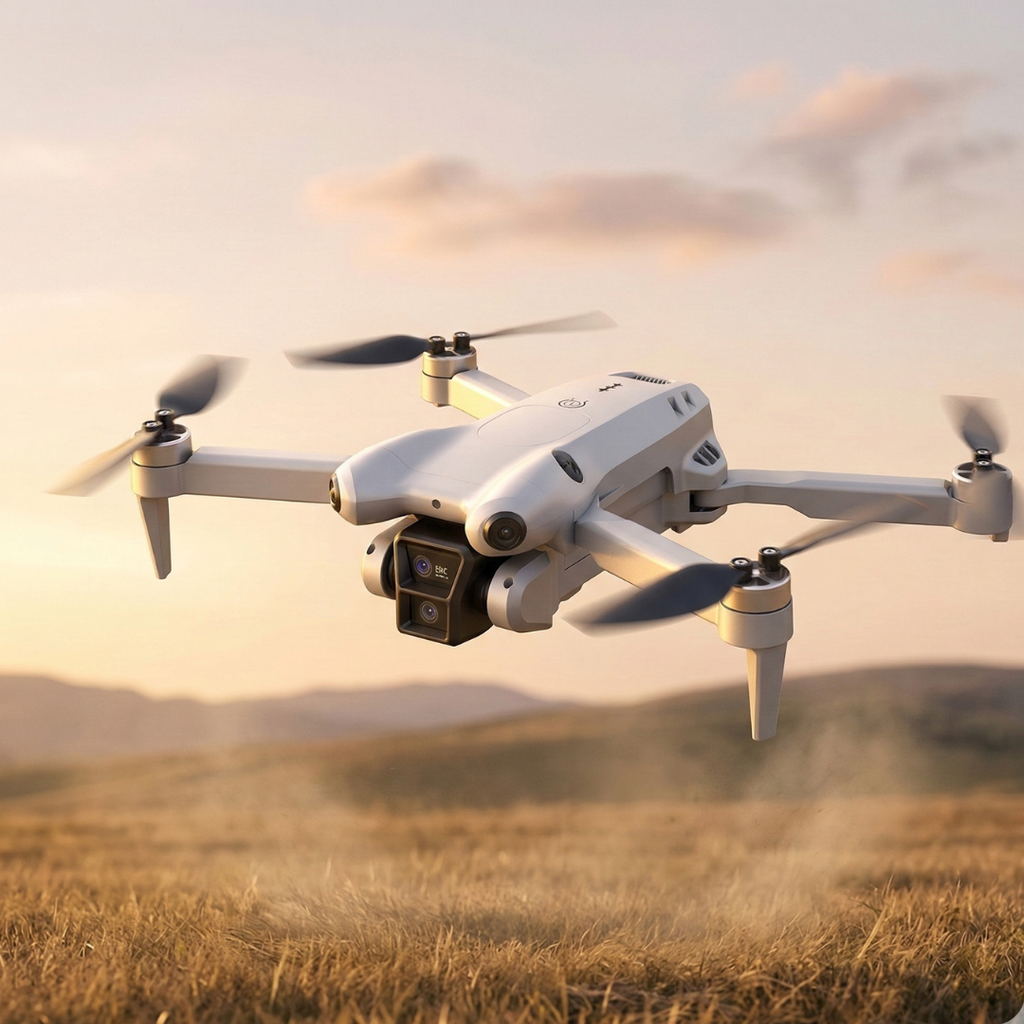 8K-Drohne mit Dualkameras und Hindernisvermeidung für Luftaufnahmen
