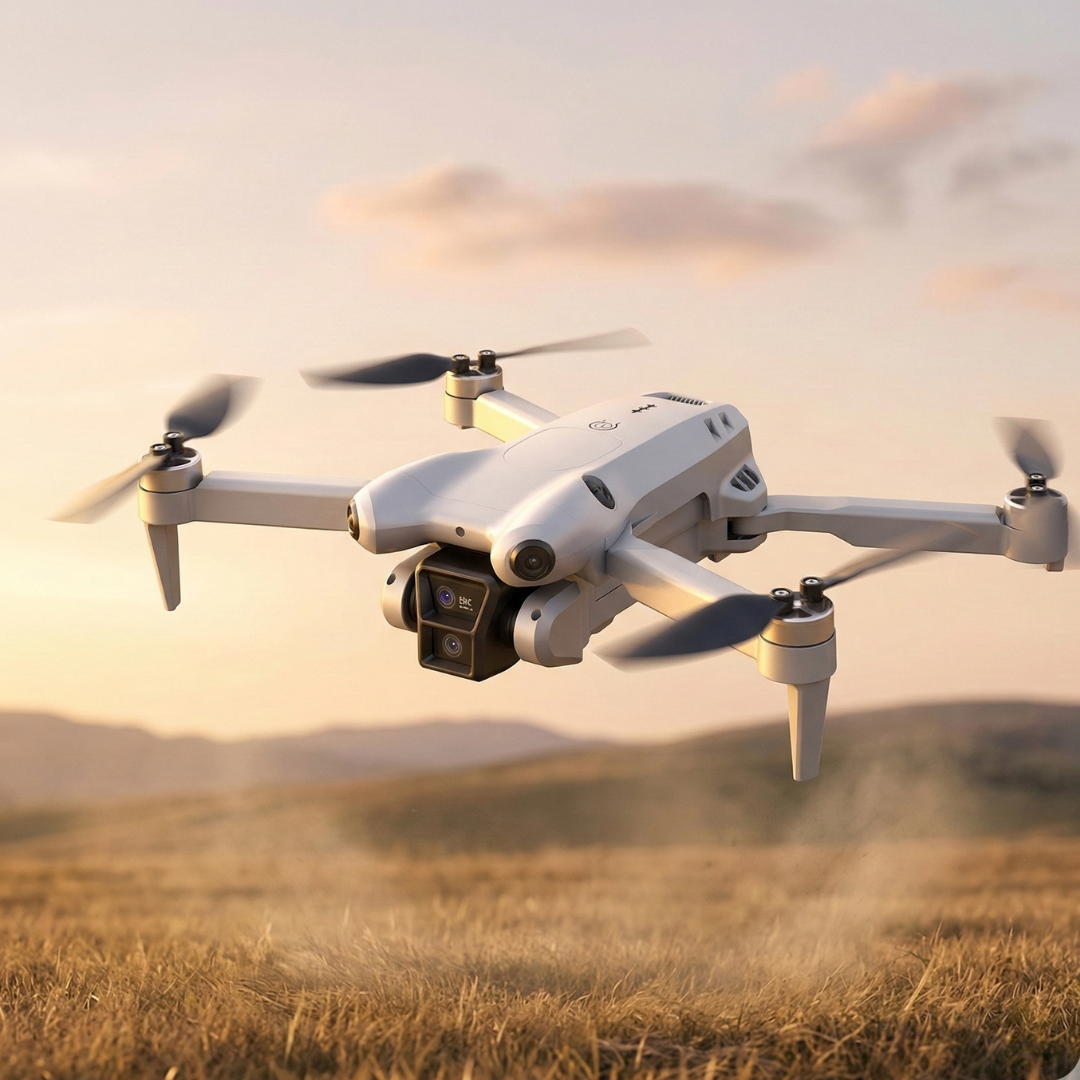 8K Drone With Dual Cameras And Obstacle Avoidance For Aerial Photography