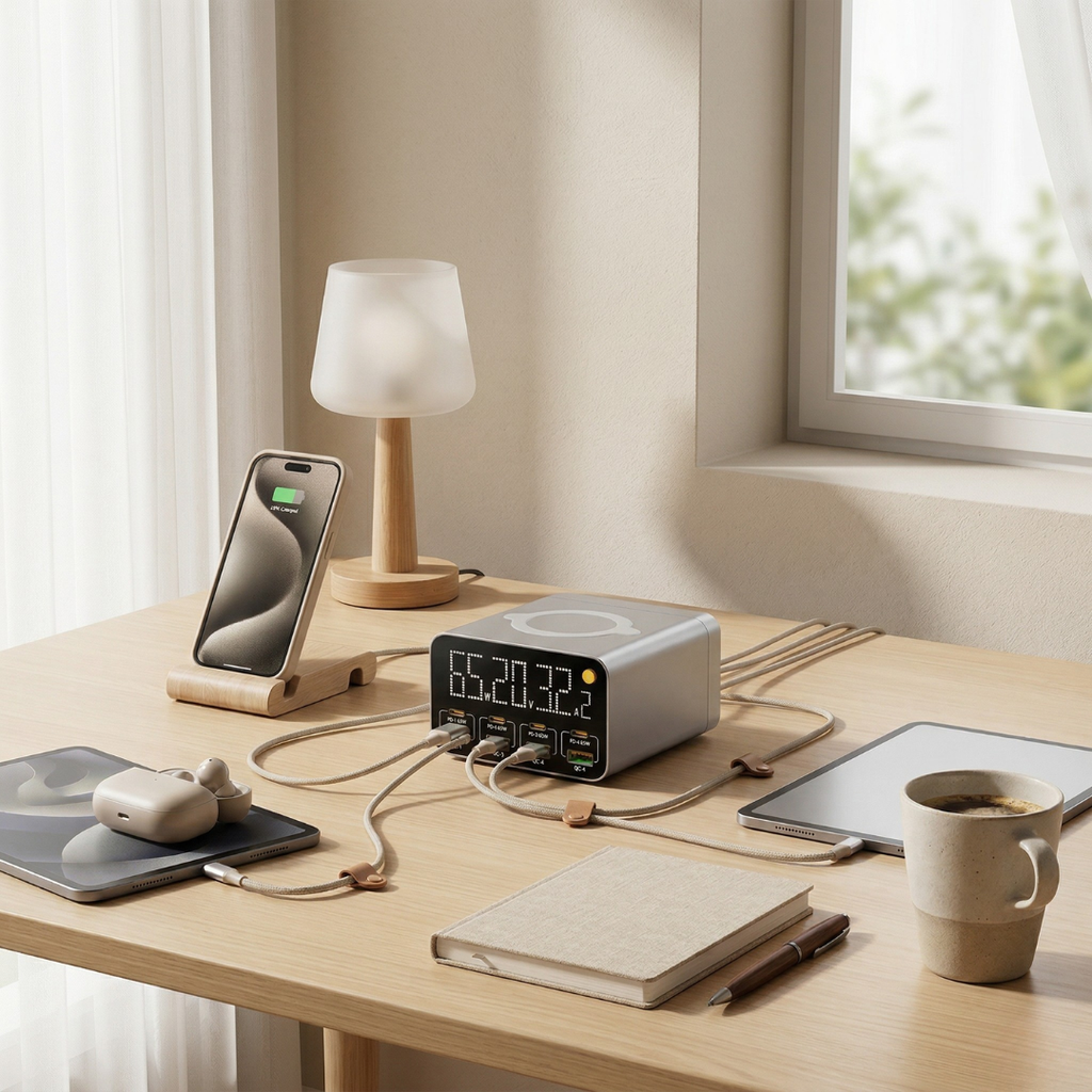 Versatile USB Charger Station With Multiple Ports For Electronics