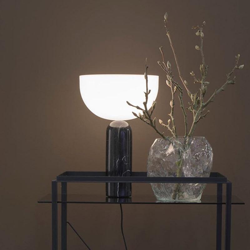 AureaStone Mermer Lamba Kumaş Abajurlu Sıcak Atmosfer İçin