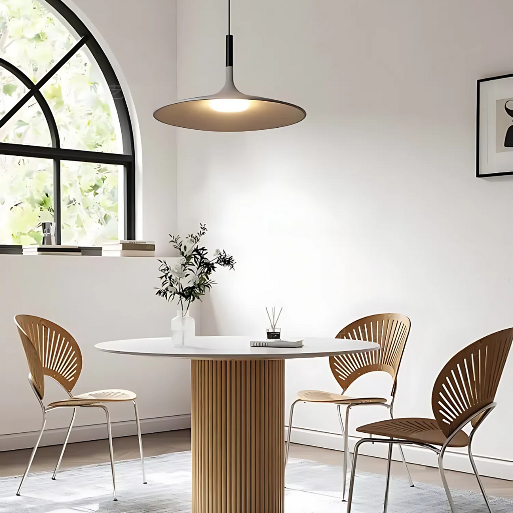 LyraStone håndstrikket pendellampe med naturlig LED-lys