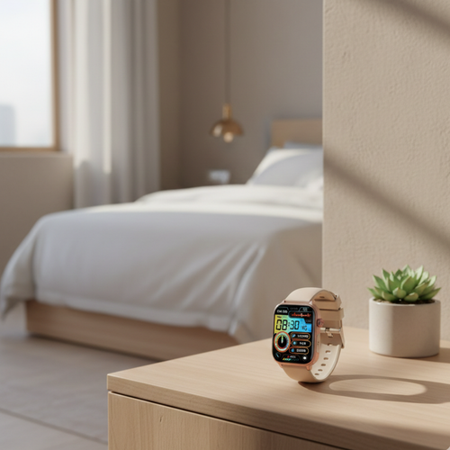 AMOLED-Bildschirm Smartwatch mit Bluetooth-Anrufen, wasserdicht, für den täglichen Gebrauch