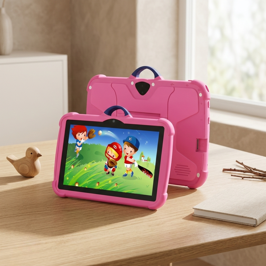 Kinder-Tablet-PC mit 7-Zoll-Display zum Lernen und Spielen