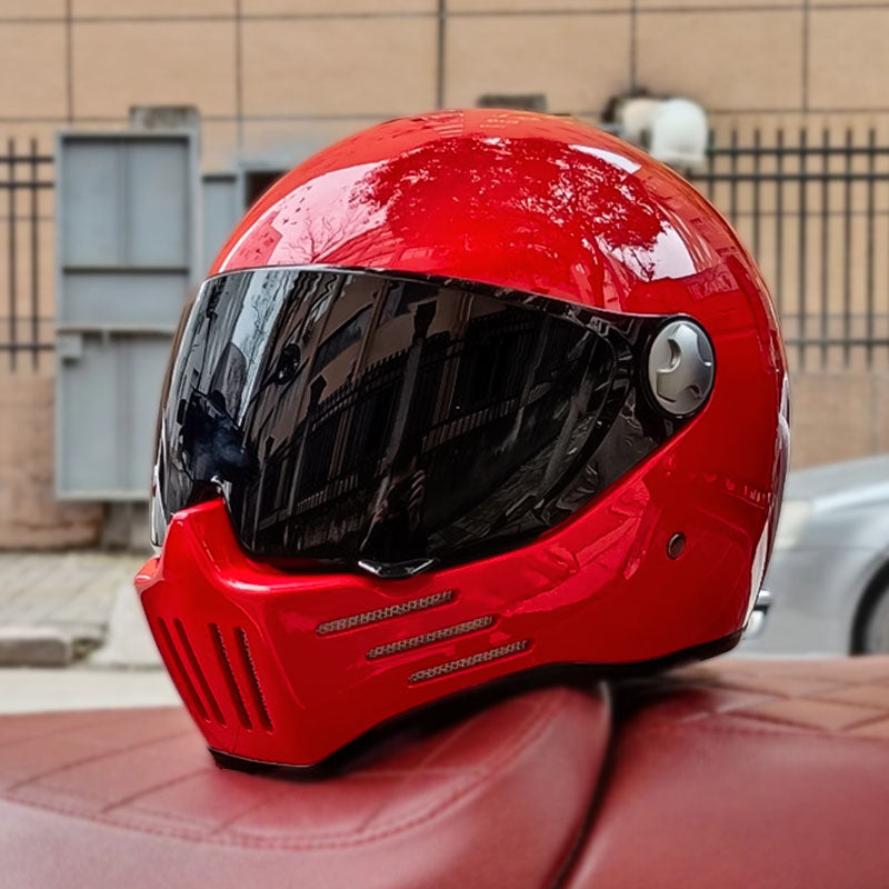 Přilba na motocykl typu Full Face Cruiser | Tmavý štít - schváleno DOT a ECE