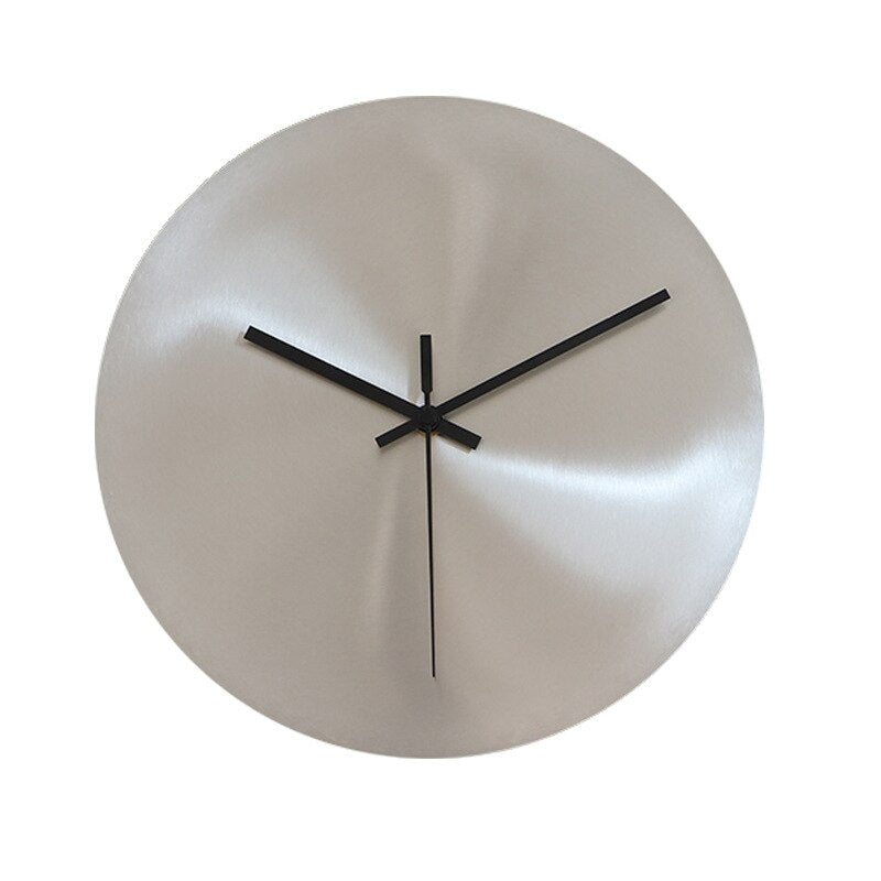 Sleek Minimalist Wall Clock in Stainless Steel | Orntli