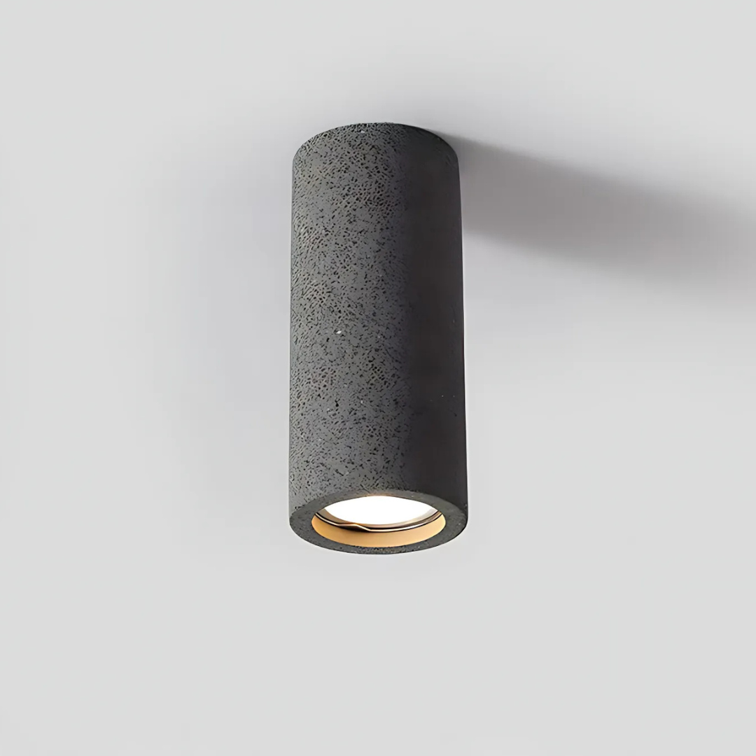 NovaStone taklampekolleksjon med stein- og metallfinish