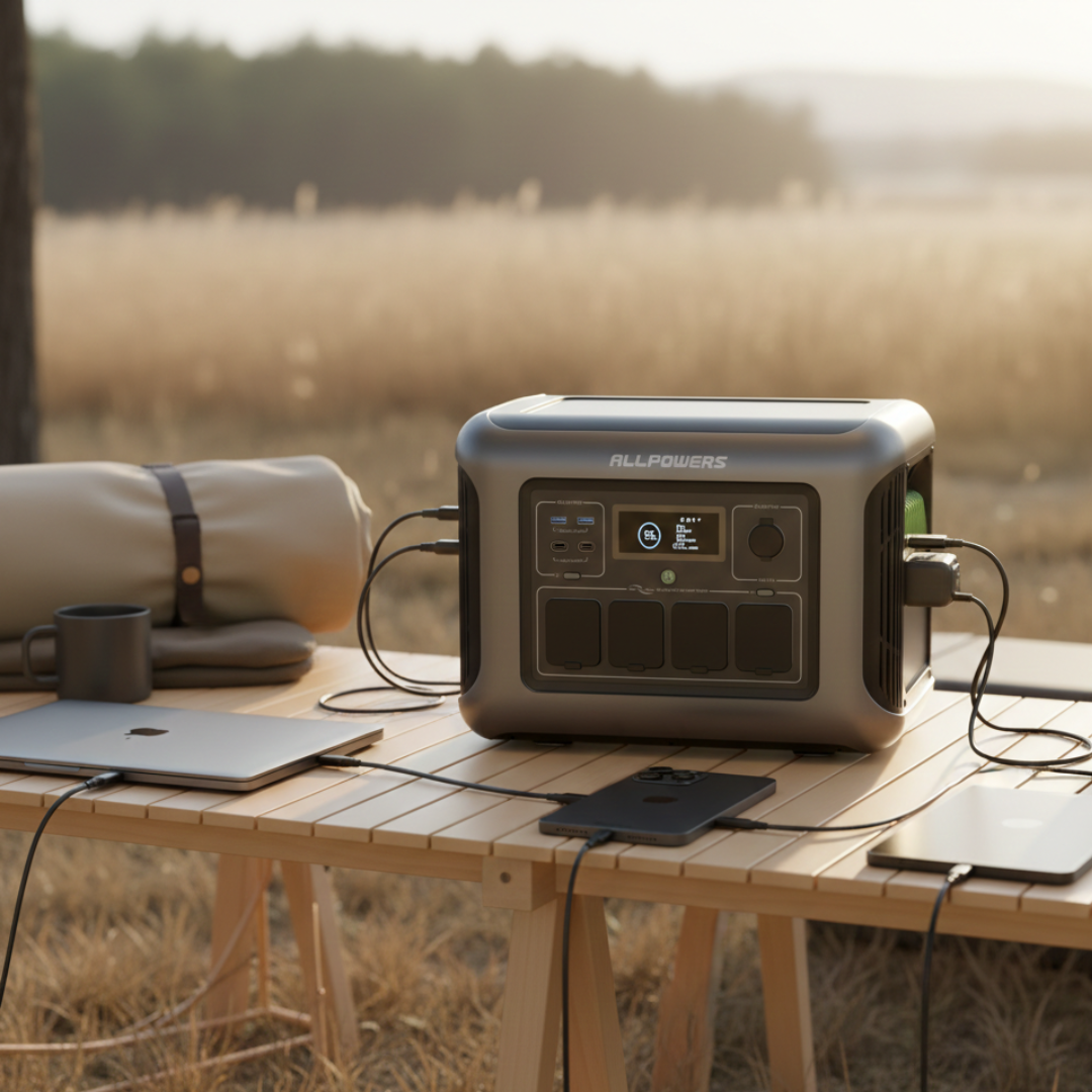 PowerMax Portable Power Station For Reliable Outdoor Energy Supply